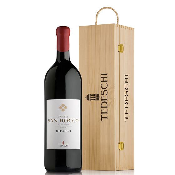 Capitel San Rocco Rosso 2021 Ripasso DOC 1,5l ve dřevě